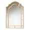 Baxton Studio Bedivere Modern Glam and Luxe Antique Goldleaf Metal Accent Wall Mirror 229-13068-ZORO - alternate 1